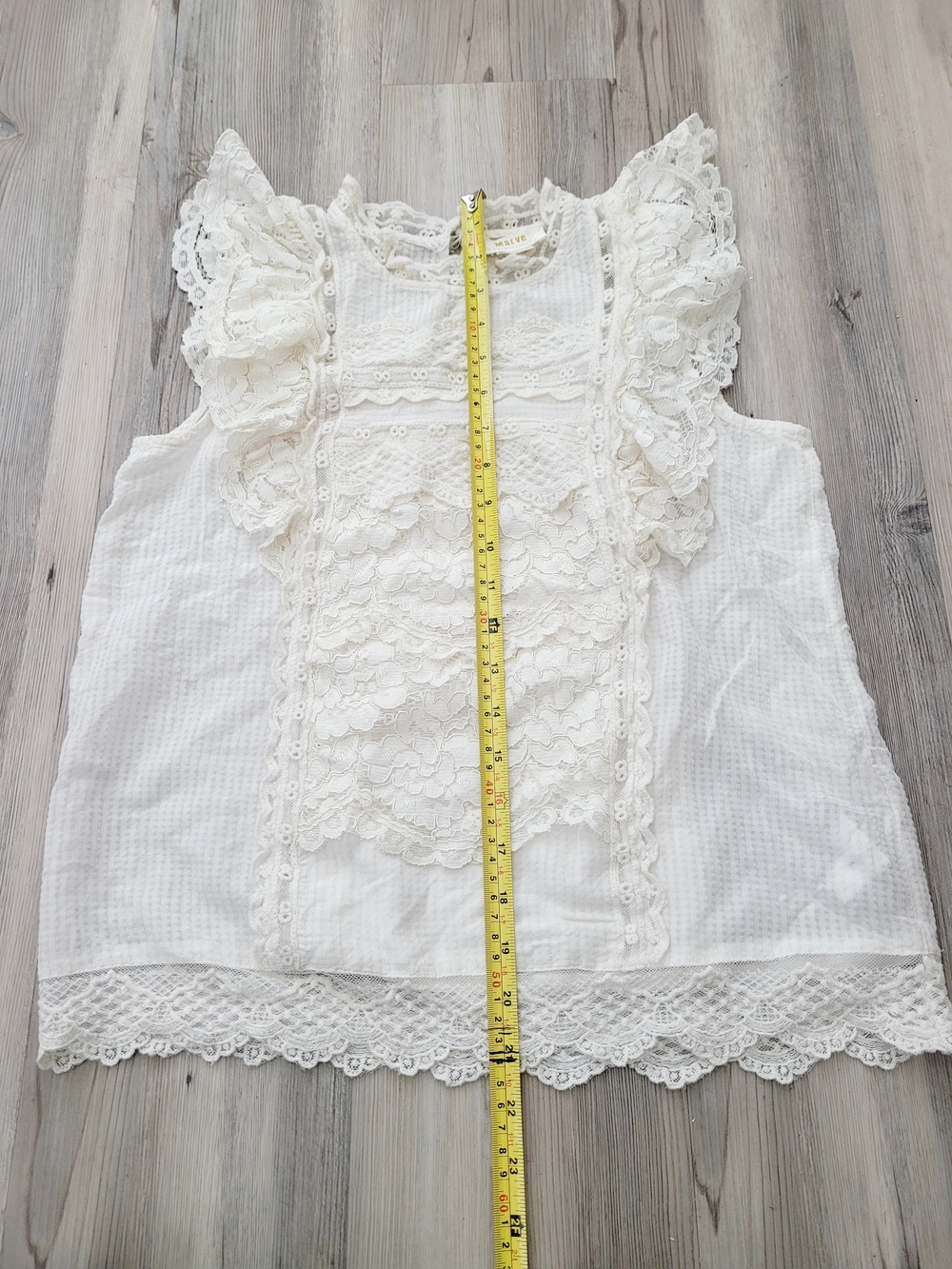 Maeve by Anthropologie Lace Cami with White Lining - Picture 3 of 6